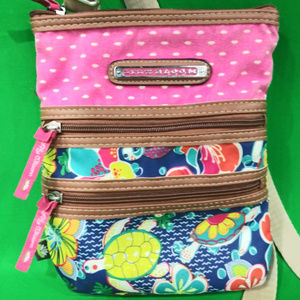 Lily Bloom Turtle Crossover Purse Handbag LOOK!!